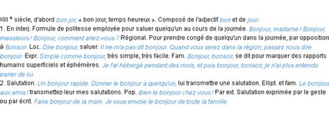 bonjour synonyme|bonjour définition.